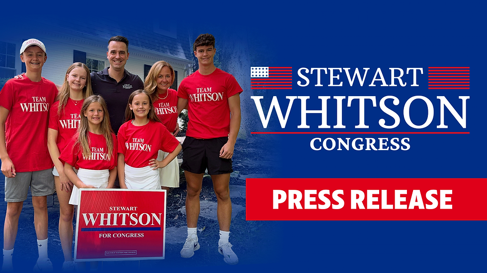 Respected Fairfax County Leader Pat Herrity Endorses Stewart Whitson for Congress